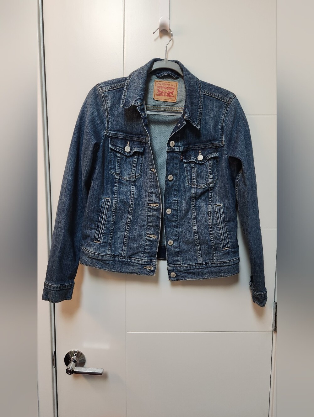 Levi Strauss Trucker Jean Jacket Cotton - Large